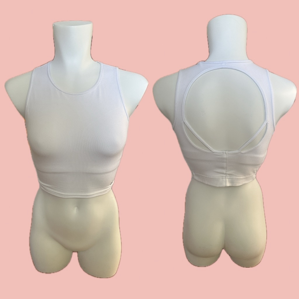 ALO Yoga Classic White Sports Bra